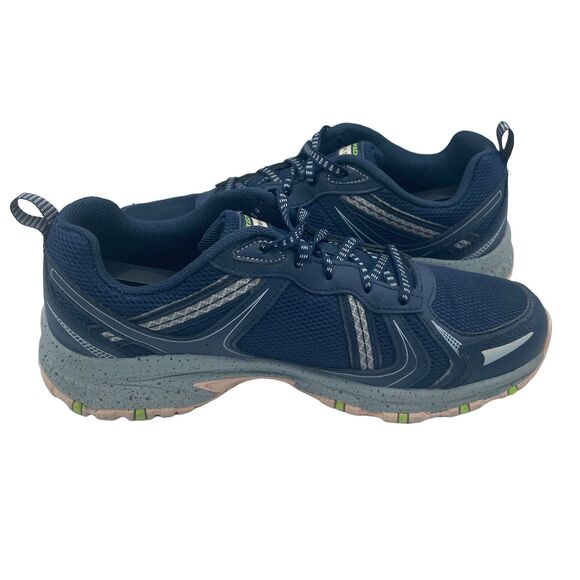 Skechers Trail Hillcrest Running Shoe Memory Foam Blue Womens Size 8 - Picture 5 of 9